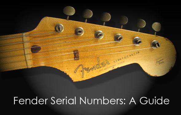 fender guitar serial number info